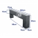 Cavalete Boca de Lobo Concreto 120x40x15cm Cinza Bueiro