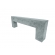 Cavalete Boca de Lobo Concreto 120x40x15cm Cinza Bueiro