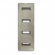 Grelha 4 Furos Concreto 17x50x6cm Cinza Ralo