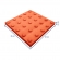 Piso Tátil Alerta Argamassa 20x20x2cm Terracota Podotátil
