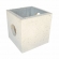 Caixa de Gordura Concreto 40x40x40cm Cinza Esgoto