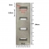 Grelha 4 Furos Concreto 17x50x6cm Cinza Ralo