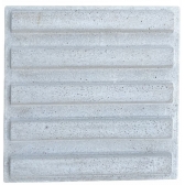 Piso Antiderrapante Argamassa 20x20x2cm Cinza para Rampa