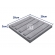 Piso Antiderrapante Argamassa 20x20x2cm Cinza para Rampa