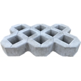 Concregrama 8 Furos Concreto 40x60x10cm Cinza Pisograma
