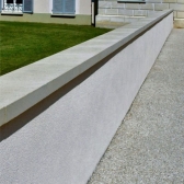 Rufo com Pingadeira em Argamassa 5x27x100cm Cinza Capa para Muro