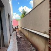 Peitoril com Pingadeira Argamassa 3x30x120cm Cinza Parapeito