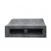 Guia Furada Concreto 47x18x45cm Cinza Padrão Alphaville