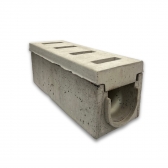 Grelha 4 Furos Concreto 17x50x6cm Cinza Ralo