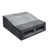 Guia Furada Concreto 47x18x45cm Cinza Padrão Alphaville
