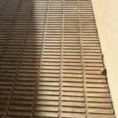 Piso Antiderrapante Argamassa 20x20x2cm Cinza para Rampa