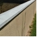 Rufo com Pingadeira em Argamassa 3x25x100cm Cinza Capa para Muro