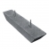Bate Roda Pequeno Concreto 50x12x10cm Cinza Limitador de Vagas