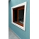 Moldura Lisa Argamassa 20x100x2cm Cinza para Porta e Janela