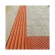 Piso Tátil Alerta Argamassa 40x40x3cm Terracota Podotátil
