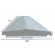 Rufo com Pingadeira em Argamassa 2x20x100cm Cinza Capa para Muro