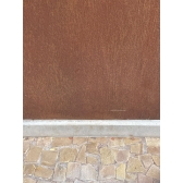Moldura Lisa Argamassa 7x100x2cm Cinza para Rodapé