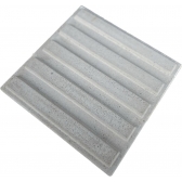 Piso Antiderrapante Argamassa 20x20x2cm Cinza para Rampa