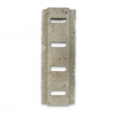 Grelha 4 Furos Concreto 17x50x6cm Cinza Ralo