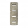 Grelha 4 Furos Concreto 17x50x6cm Cinza Ralo