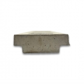 Grelha 4 Furos Concreto 17x50x6cm Cinza Ralo